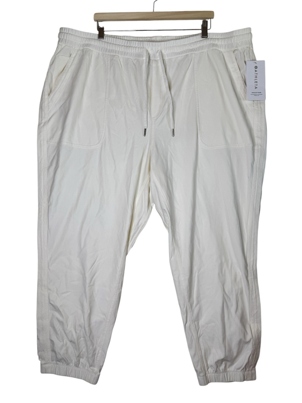 Athleta Farallon Jogger Pants Magnolia White Women's Size 3X